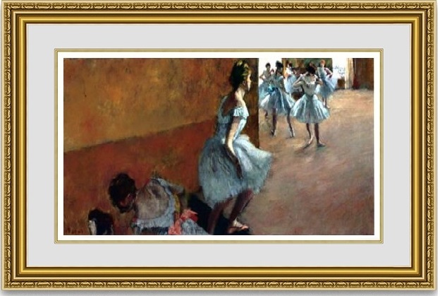エドガー ドガ 階段を上がる踊り子 の購入なら 絵画販売のアートギャラリー南青山